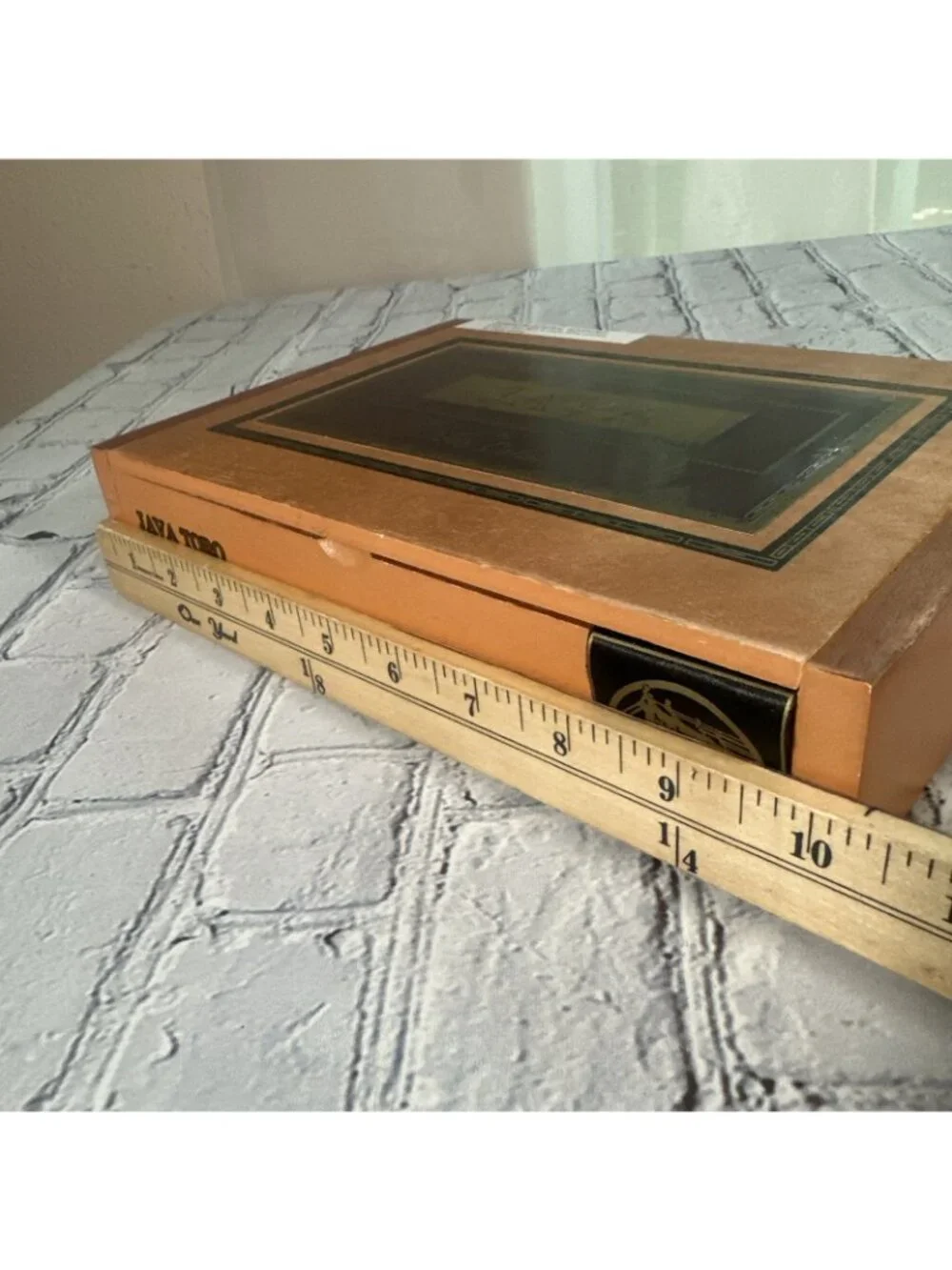 Empty Wood Cigar Box Java Toro Latte 10